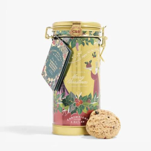 Cartwright & Butler Christmas Pudding Biscuits in Musical Tin